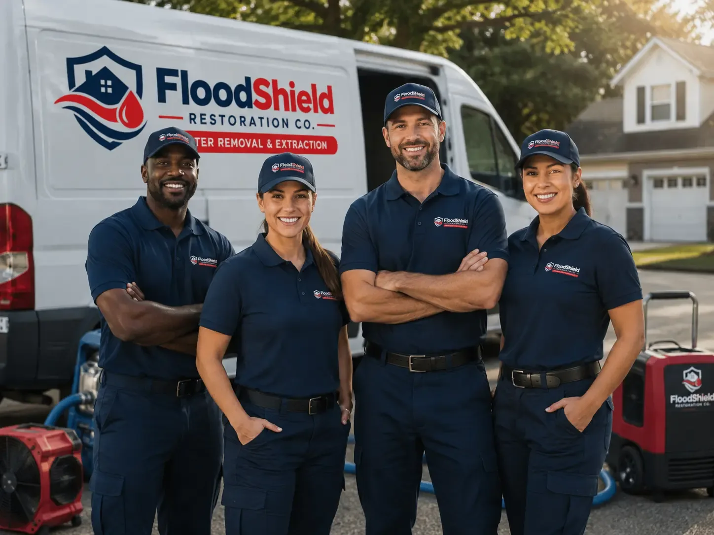 Flood Damage Restoration company in Round Mountain, TX